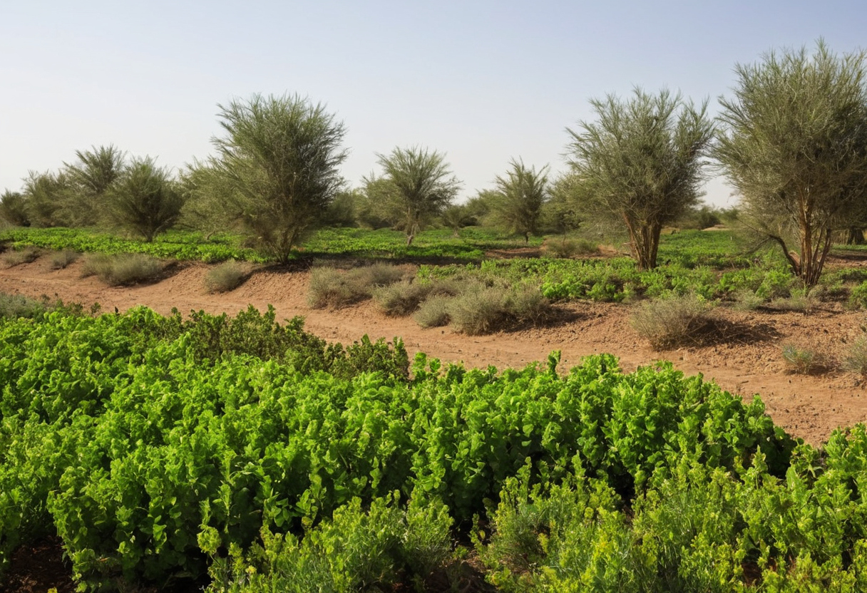 Conservation reference image: The irrigation proposal should define installation specifications before the landscaping contract is approved