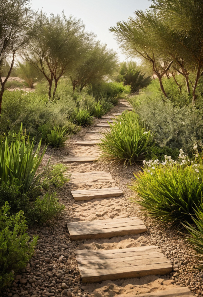 High soil salinity changes both plant selection and root-zone management in Dubai outdoor visual